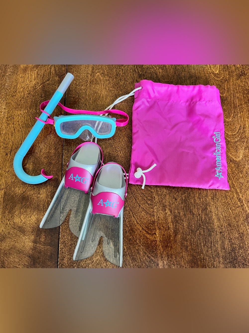 American Girl snorkel set